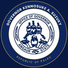 Seal of the Office of the Governor, Angaur State